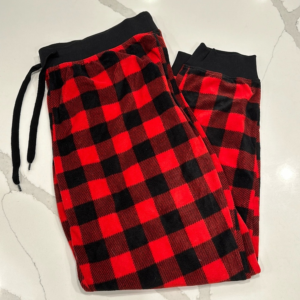 Aeropostale Buffalo Check Pajama Joggers (Size: XL)